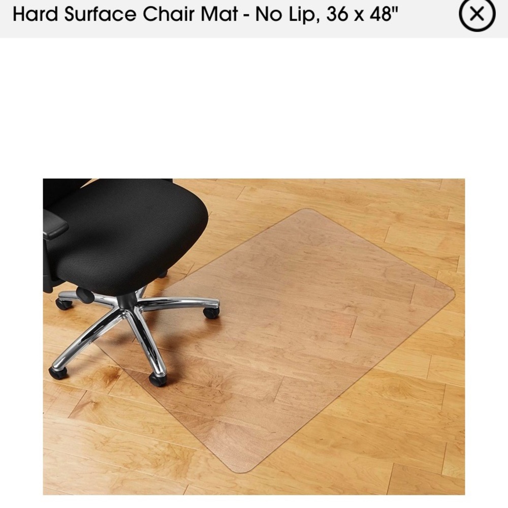 Floor mat for chair